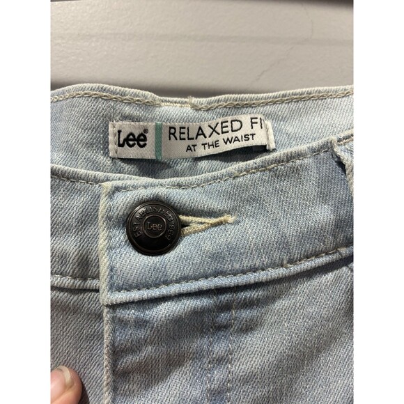 Y2K Lee Relaxed Fit Straight Leg Jeans Light Wash Women’s Size 12 NWT Store Tag - Picture 5 of 9